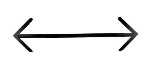 simple dark grey handdrawn curved arrow pointing 