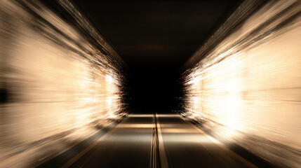 Mysterious Tunnel Perspective: a compelling visual that captures a sense of depth and intrigue