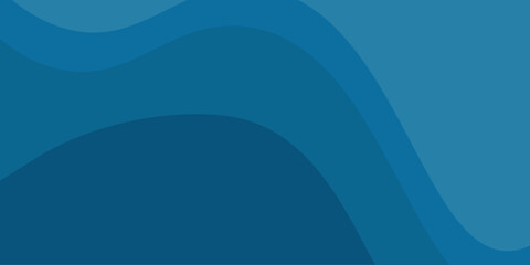 Modern blue abstract wave background with smooth layered curves n soft gradient tones. Minimal clean design suitable for business presentations, corporate branding, website headers, banners, brochures