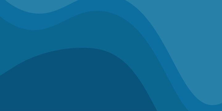 Modern blue abstract wave background with smooth layered curves n soft gradient tones. Minimal clean design suitable for business presentations, corporate branding, website headers, banners, brochures