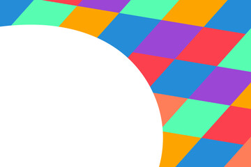 Colorful abstract retro geometric background with triangle shapes