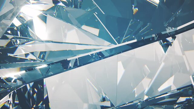 Realistic diamond texture close up, 3D illustration. Abstract background of crystal refractions.