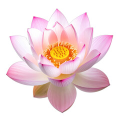 A striking close-up of a vibrant pink lotus flower centered against a stark black background.