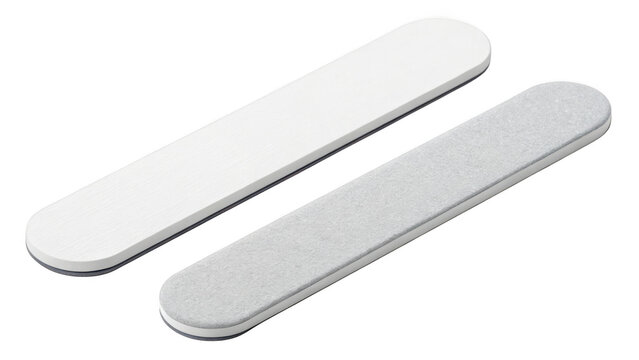 White nail buffer and file tools for manicure and pedicure