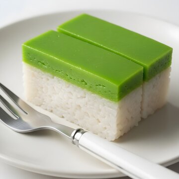 Seri muka Malaysian dessert