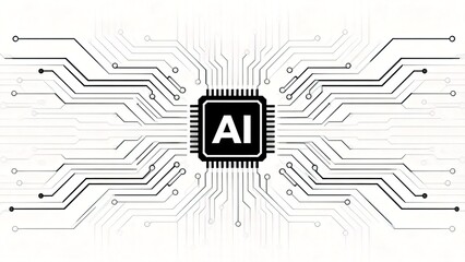 AI chip with circuit board design