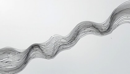 continuous design with solid black lines on a white backdrop, suitable for printing
