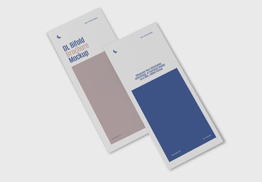 DL Bifold Brochure Mockup Template