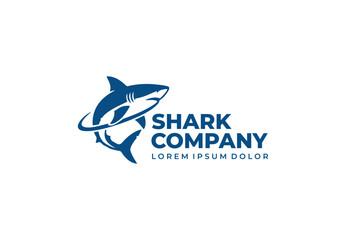 Shark concept logo design for your branding and identity