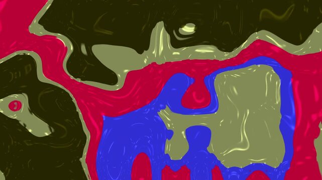 Abstract composition of blotchy shapes in bright colors, suitable for modern design projects, print materials, and digital presentations.