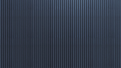Dark Blue Corrugated Metal Texture - Vertical Seamless Background for Design Projects
