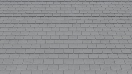 gray roof tile pattern, creating a textured background ideal for architectural themes, construction projects, or modern design aesthetics