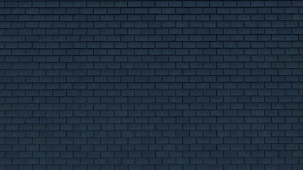 Seamless Dark Blue Brick Wall Texture Background for Modern Architectural Designs and Interior Decor Applications