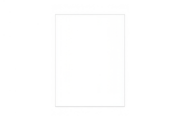White blank paper sheet with soft shadow on transparent background for advertising or text