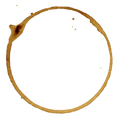 coffee stain 19. It's an image of coffee marks flowing down from a coffee cup.