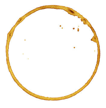 coffee stain 20. an image of vintage coffee marks on white paper.