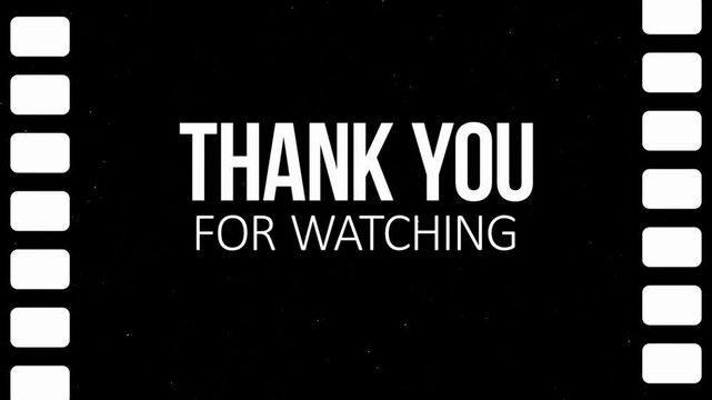 Thanks for watching, Thanks for watching sign, Thanks for watching animation, Thanks for watching text, Thank you for watching text word gold light animation loop with glitch text effect, footage, 4k 