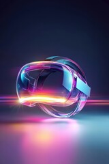 A cybernetic pop art-inspired VR headset, Computer of Pop Culture