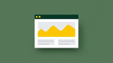 Personalized finance dashboard with upward trend, Financial independence