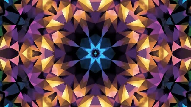 A stunning collection of vibrant kaleidoscopic geometric patterns showcasing vivid colors and symmetrical designs perfect for creative projects and visual art.