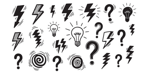 hand drawn question marks © AgitroKumar