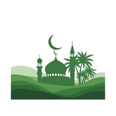 Ramadan Night Illustration