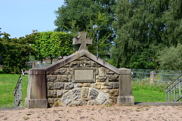 Memorial at the Church in the Town Rinteln, Lower Saxony
