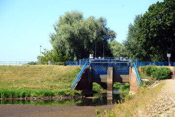 Bridge in the Port of Tangerm&uuml;nde, Saxony - Anhalt
