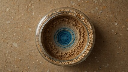 Close up of bowl of food on table, high quality conceptual artwork - Generative AI
