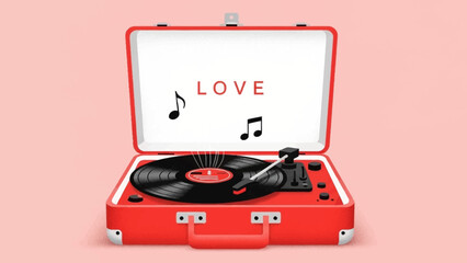 Spinning a Timeless Love Song on a Vintage Turntable