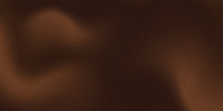 Dark brown gradient mesh background with noise as a seamless pattern. Abstract vector illustration of soft mocha mousse color with watercolor effect and texture.