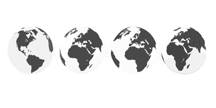 Four stages of earth s transformation over time depicting continental shifts