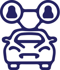 Car icon  simple icon. Vector ICON all icon Viktor