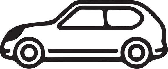 Car  Icon simple icon. Vector ICON all icon Viktor.
