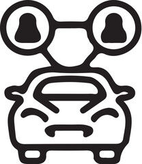 Car  Icon simple icon. Vector ICON all icon Viktor.
