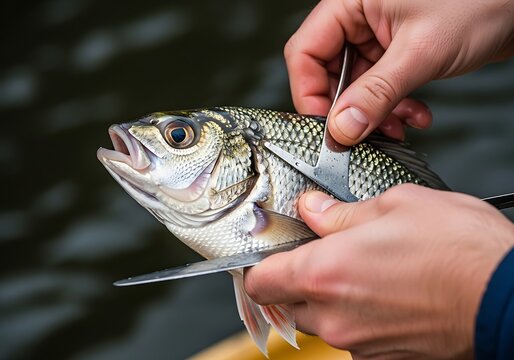 Examining the age structure of a freshwater fish by otolith removal