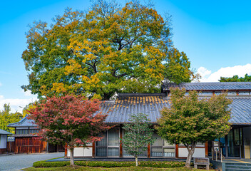 京都御苑、閑院宮亭跡の秋
