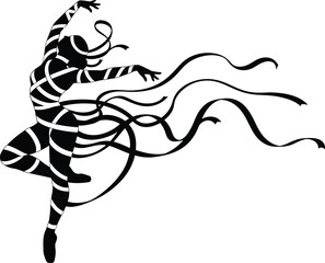 Ballet dancer silhouette © Hridoy