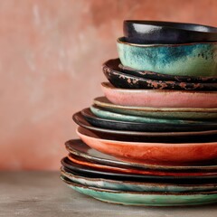 stack of plates