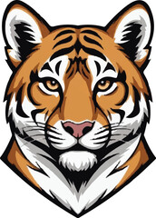 tiger head vector © zahir
