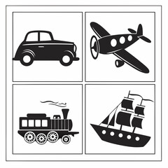 Transportation icons © Ruhi
