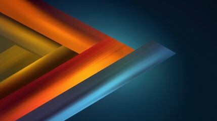Abstract vibrant gradient lines in orange, blue, and yellow hues creating a modern artistic background for stylish design projects