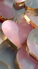 heart gift box in Valentine day