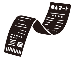 Long Receipt Vector Illustration &ndash; Expense and Spending Concept