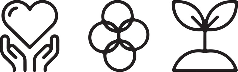 Science and Research Icons for Innovation.