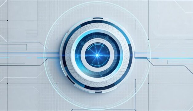 encrypted cloud network with layered security rings and enterprise style perfect for data privacy day