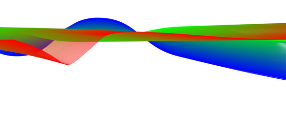 Abstract colorful light streaks and waves against a dark background