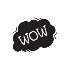 Collection of multicolored comic sound Effects