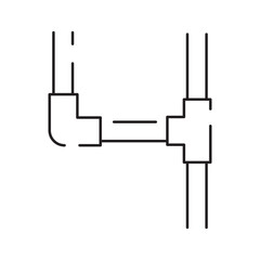 Industrial Pipeline System with Valves and Connectors
