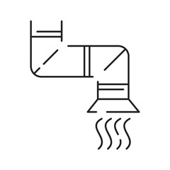 Industrial Pipeline System with Valves and Connectors